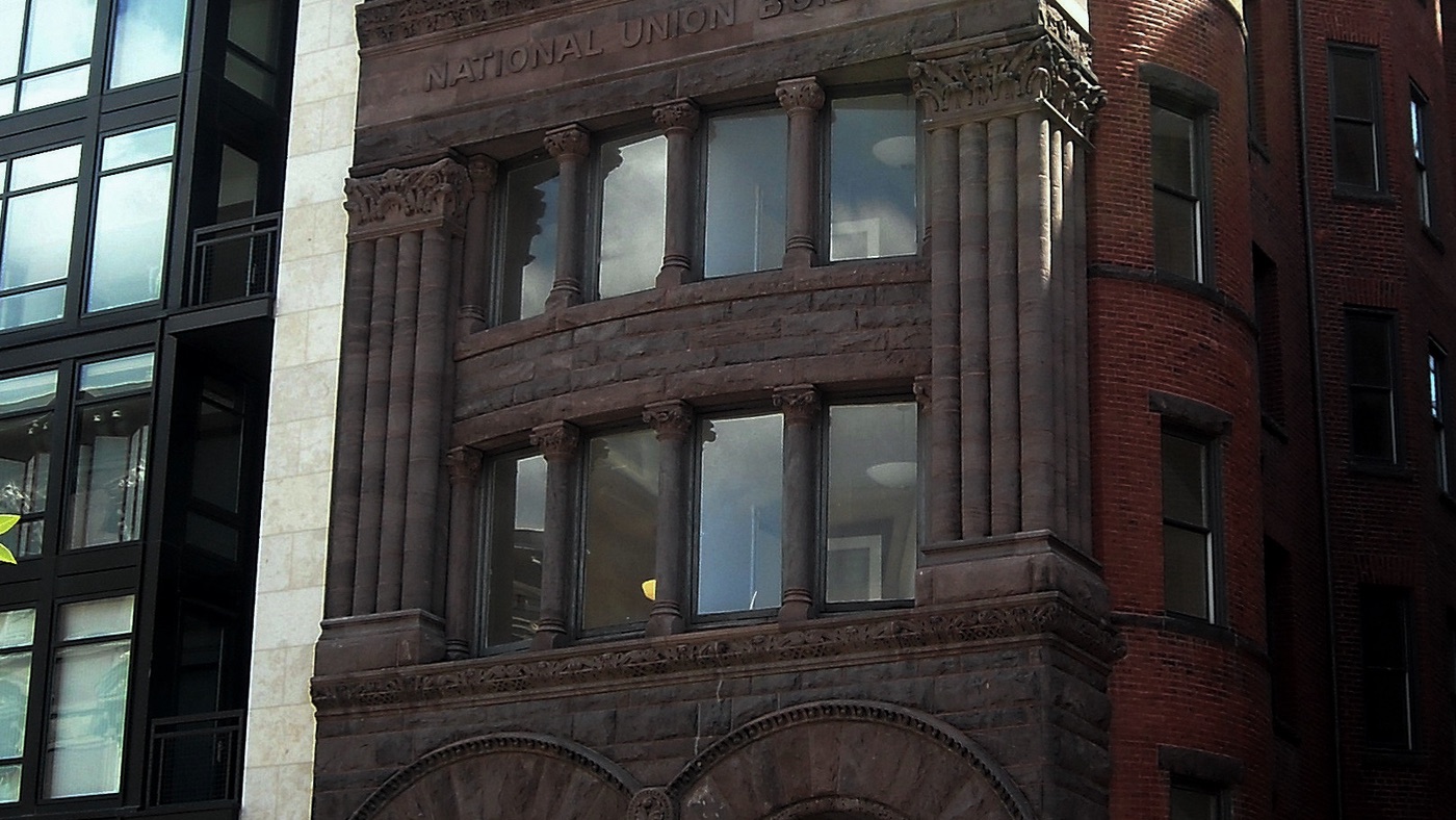 Exterior of the historic National Union Building